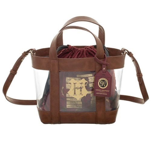 Harry Potter Clear Tote and Cinch Backpack